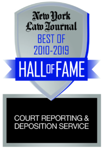 NY Law Journal HOF Court Reporting NY Law Journal HOF Court Reporting
