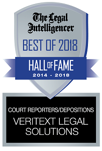 2018 Legal Intelligencer Hall of Fame Court Reporters & Depositions