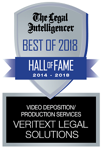 2018 Legal Intelligencer Hall of Fame Video Deposition & Production Services
