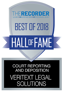 2018 The Recorder Hall of Fame Court Reporting and Deposition